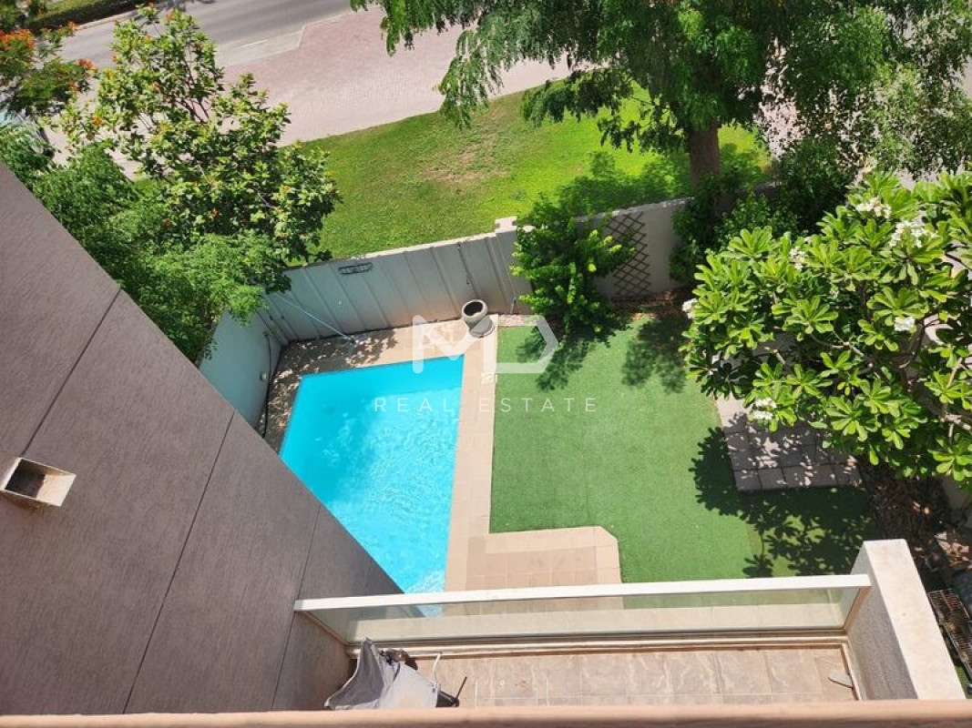 Single Row | Corner Unit | Private Pool |Contemporary Style in Al Reef Villas