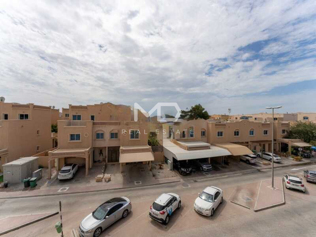 Double Row Unit | Modern Layout | Ready to Move InMediterranean Style in Al Reef Villas