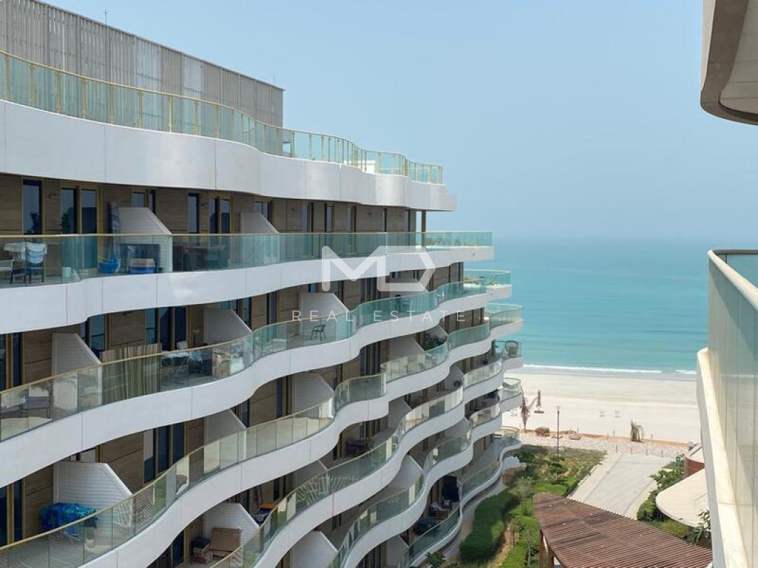 Sea View | Brand New Vacant Unit | Access to Beach in Qaryat Al Hidd